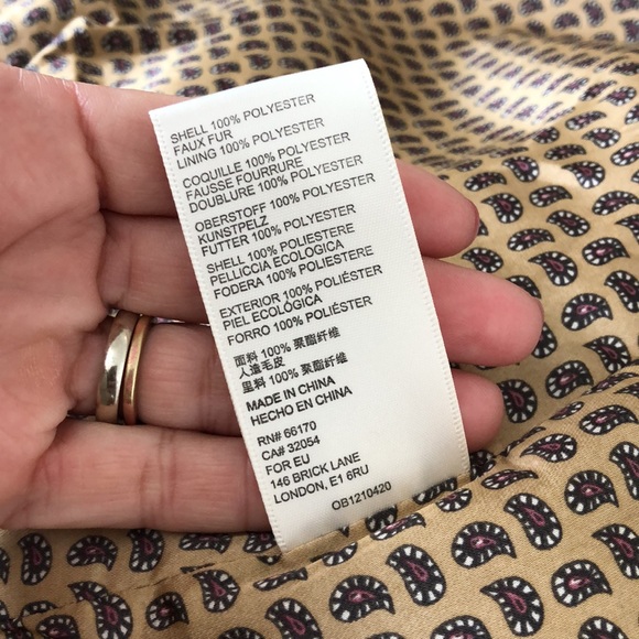 Free People Izzy wrap teddy jacket sand - Picture 9 of 16